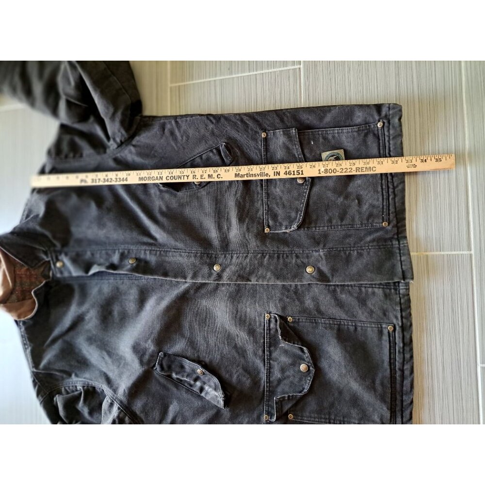 Vintage Berne XLT Barn Coat Chore BercoWear Mens Canvas Jacket Blanket Lined - Picture 8 of 9